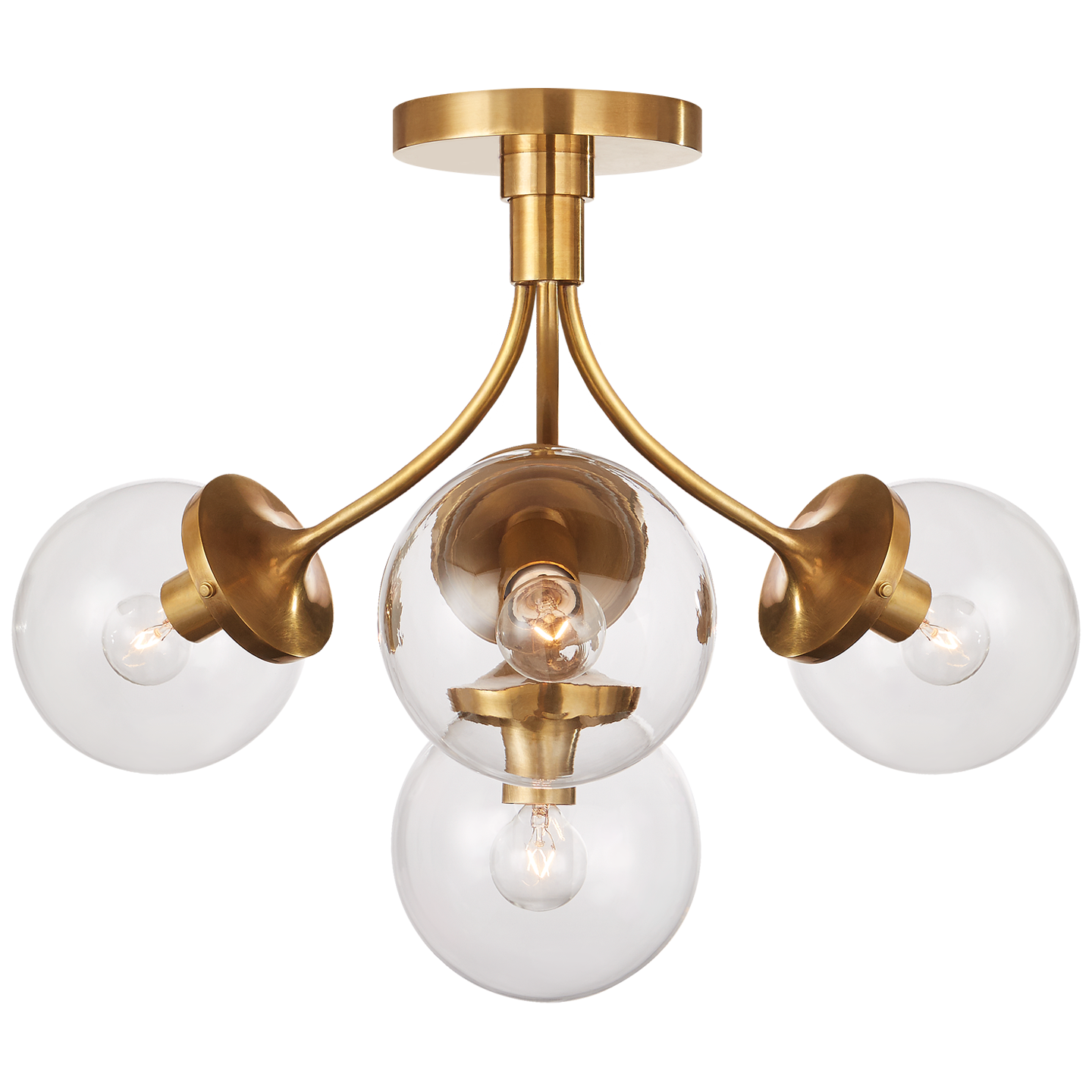 Prescott Medium Semi-Flush Mount