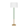 Monroe Large Floor Lamp Burnished Brass Bulbs Inc