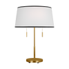 Ellison Medium Desk Lamp Burnished Brass Bulbs Inc