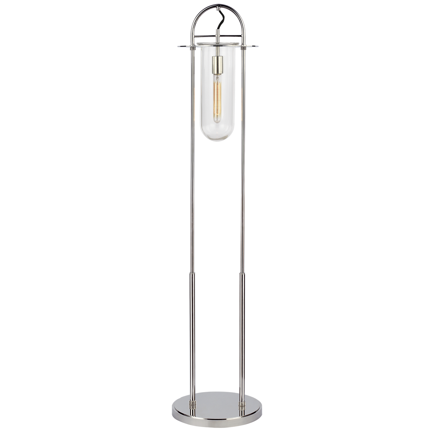 Nuance Floor Lamp Polished Nickel Bulbs Inc