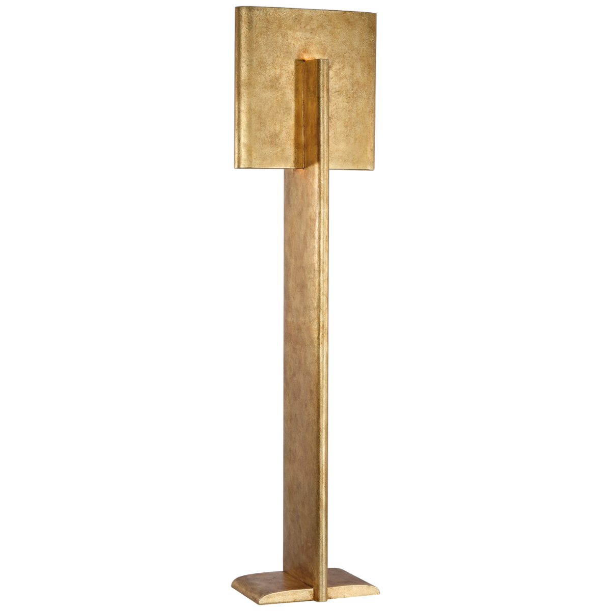 Lotura 72" Intersecting Floor Lamp in Museum Gild