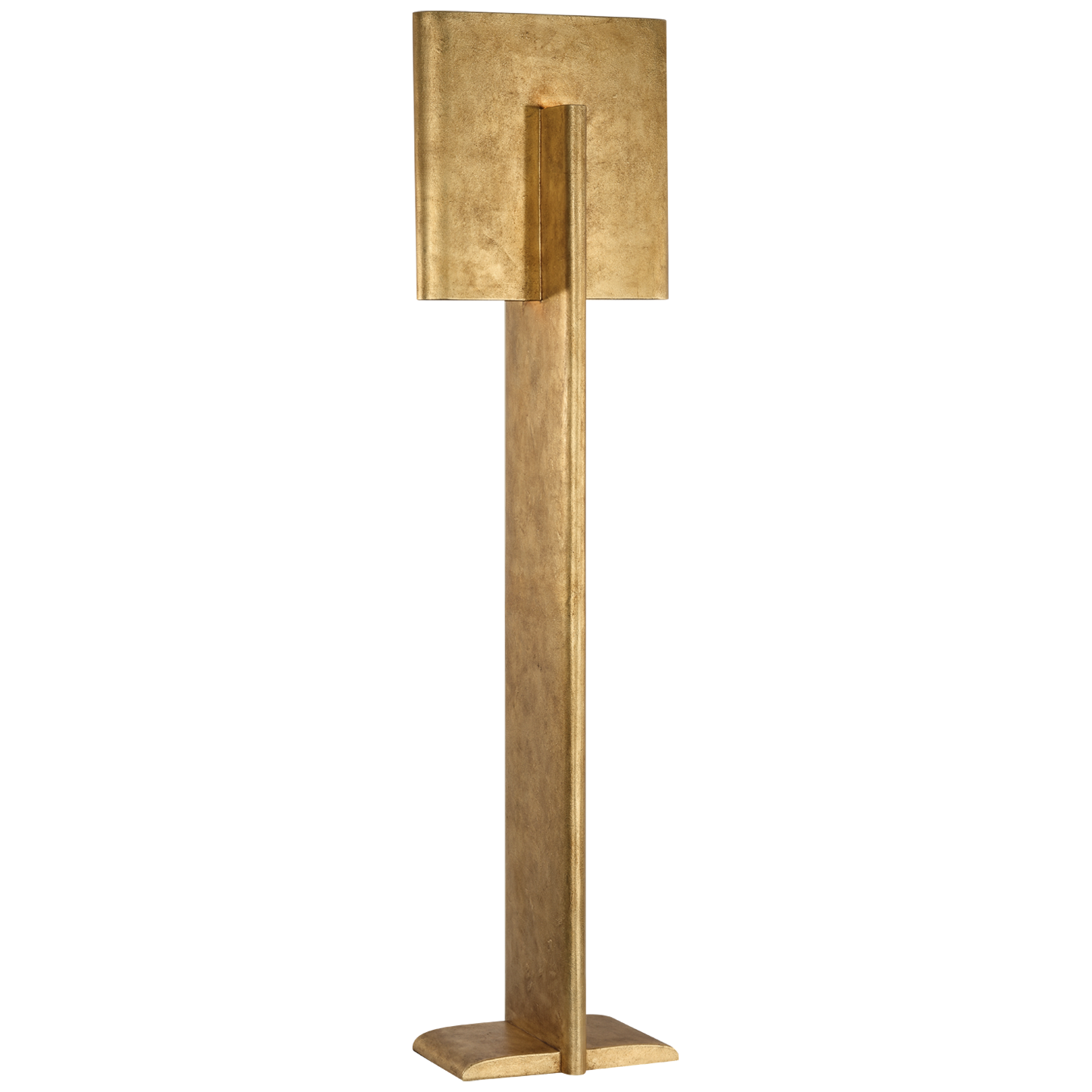 Lotura 72" Intersecting Floor Lamp in Museum Gild Open Box