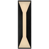 Stretto 16" Sconce in Bronze with Frosted Glass