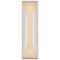 Stretto 16" Sconce in Polished Nickel with Frosted Glass