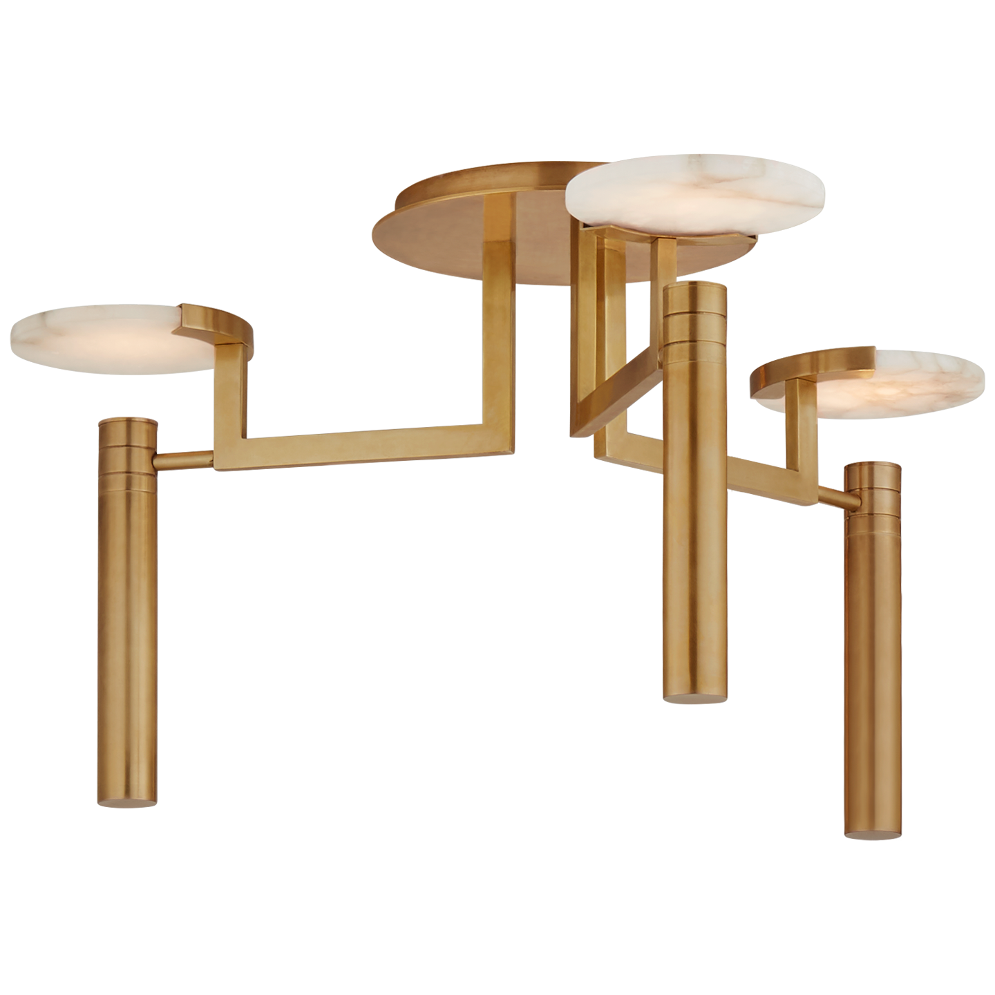 Melange Floating Disc Semi-Flush Chandelier