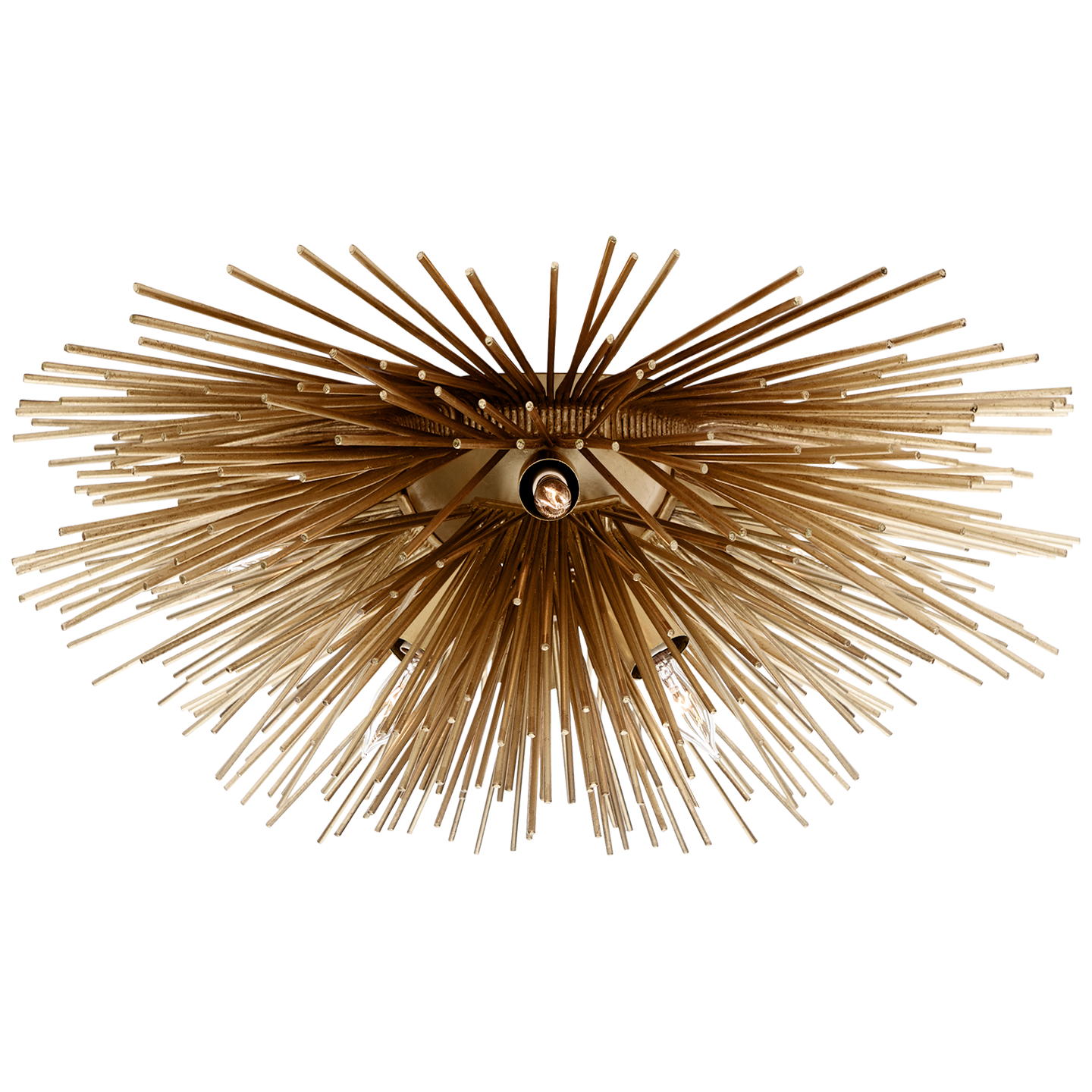 Strada Small Flush Mount in Gild