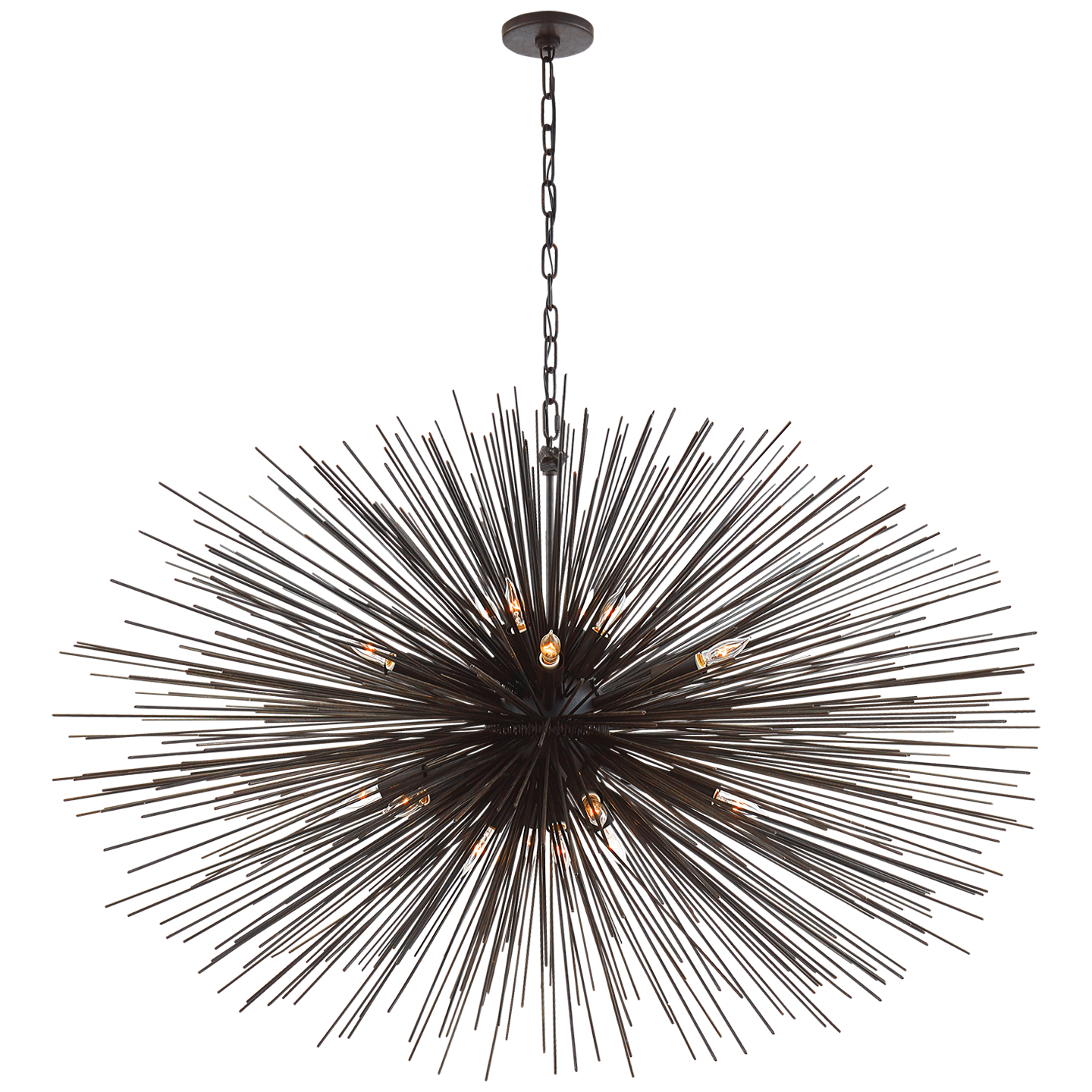 Strada Large Oval Chandelier - KW5075 | Visual Comfort