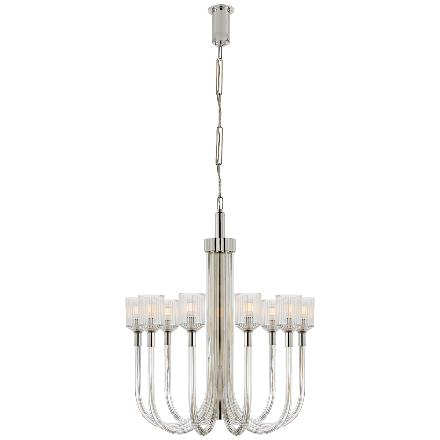 Reverie Medium Single Tier Chandelier KW5401 Visual Comfort