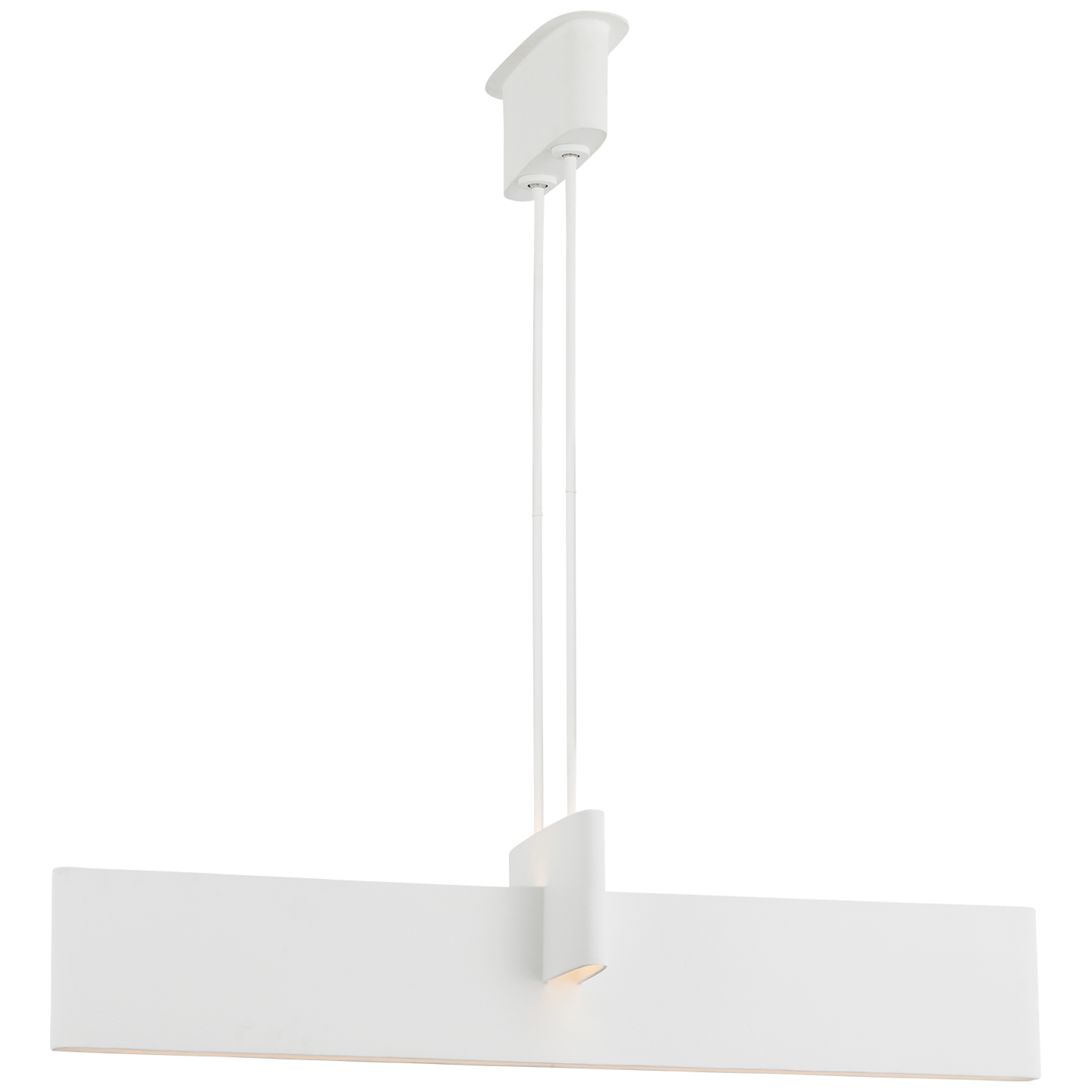 Lotura 48" Intersecting Linear Pendant in Museum White Open Box