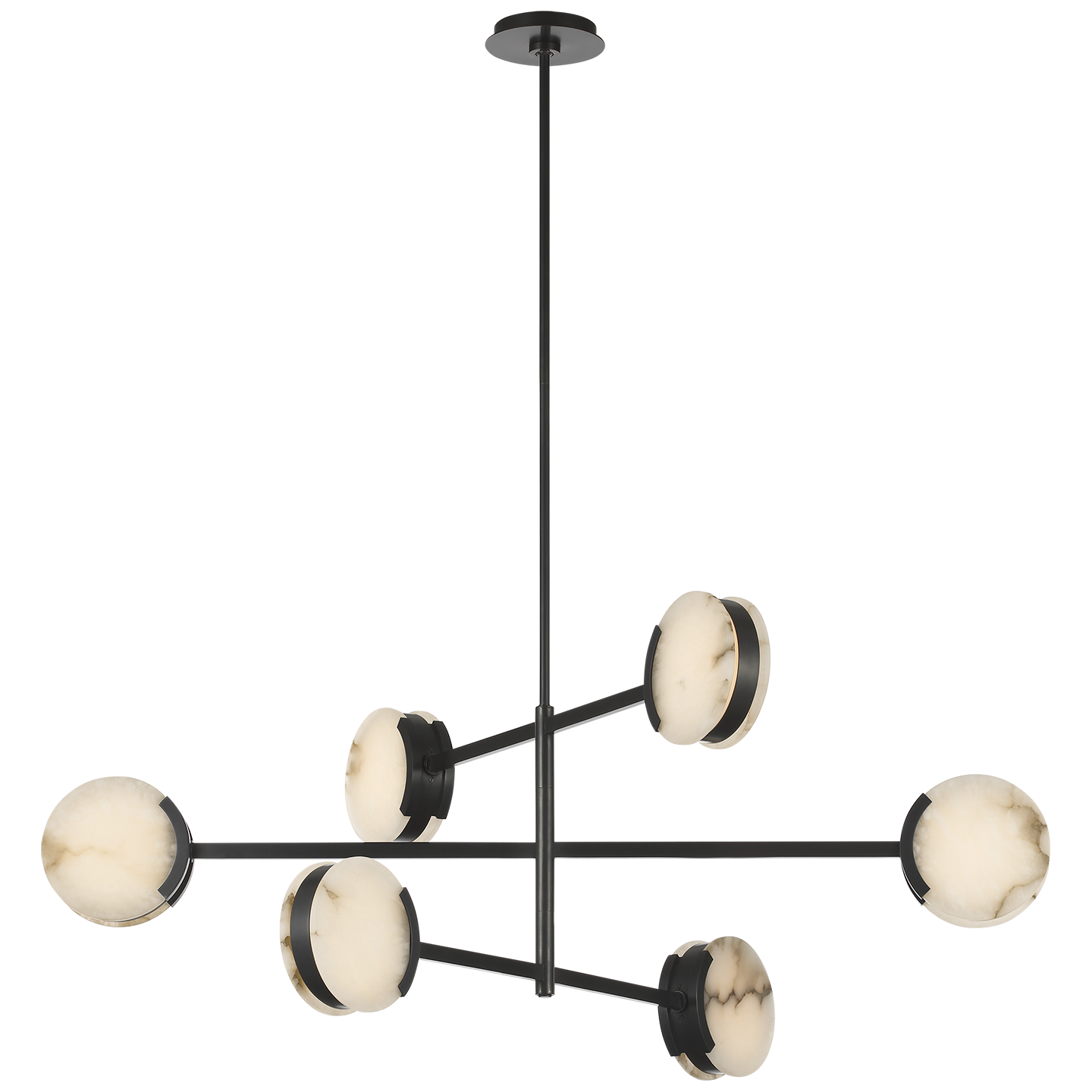 Melange 48" Multi-Positional Chandelier by Visual Comfort & Co.