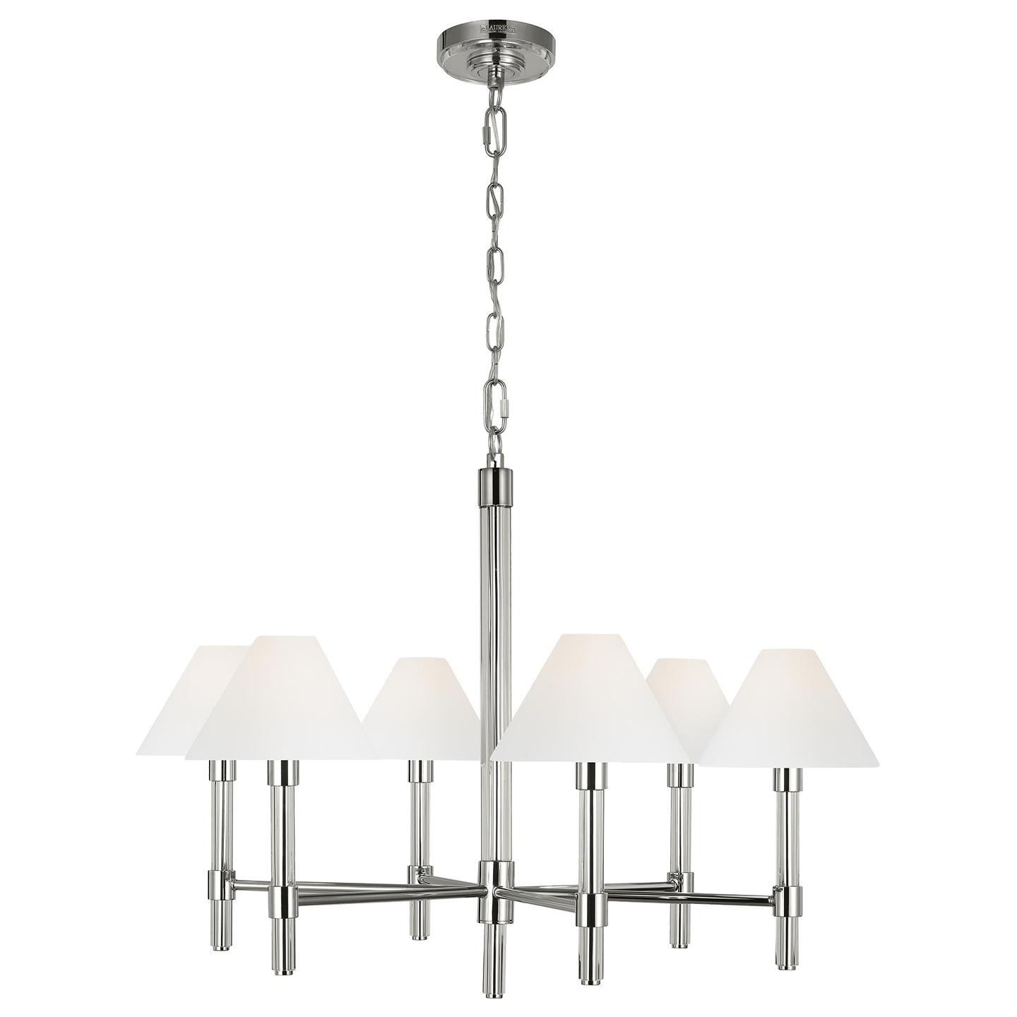Robert Medium Chandelier Polished Nickel
