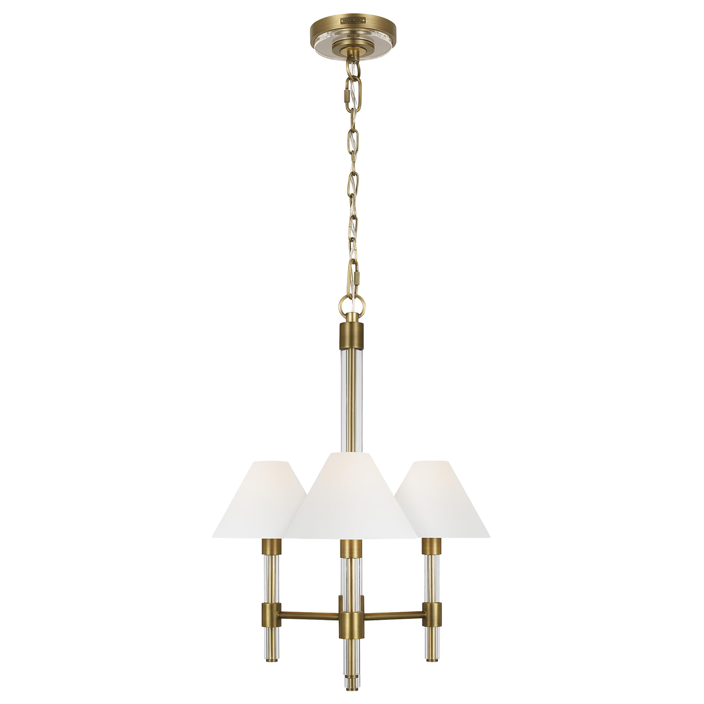 Robert Small Chandelier Time Worn Brass