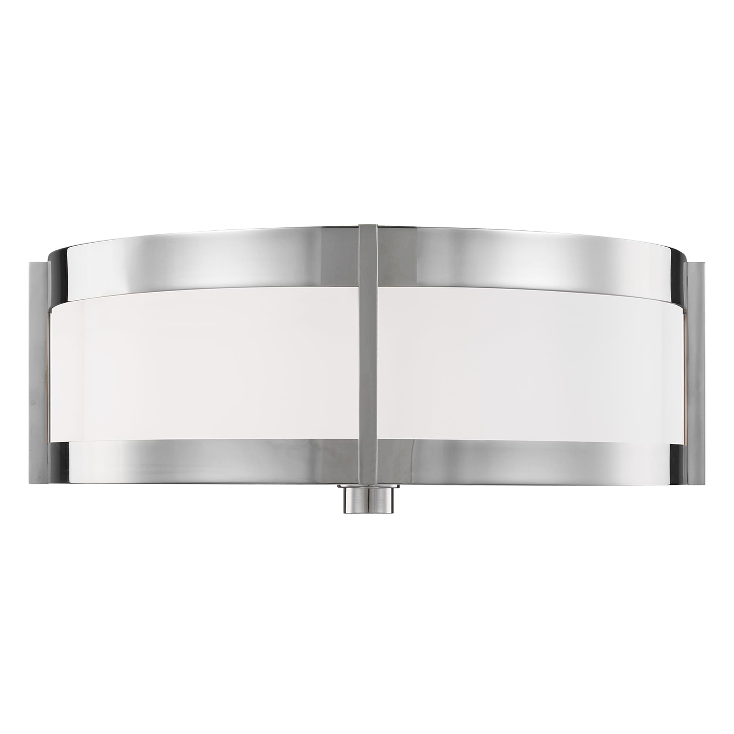 Flynn Medium Flush Mount Polished Nickel