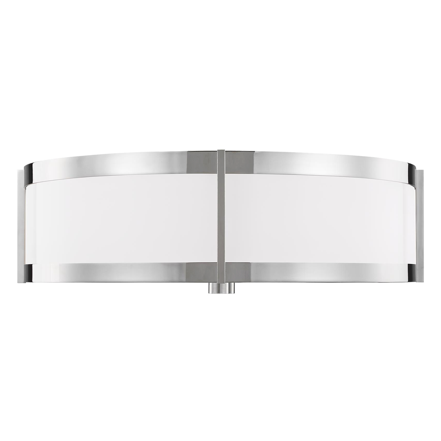 Flynn Large Flush Mount Polished Nickel