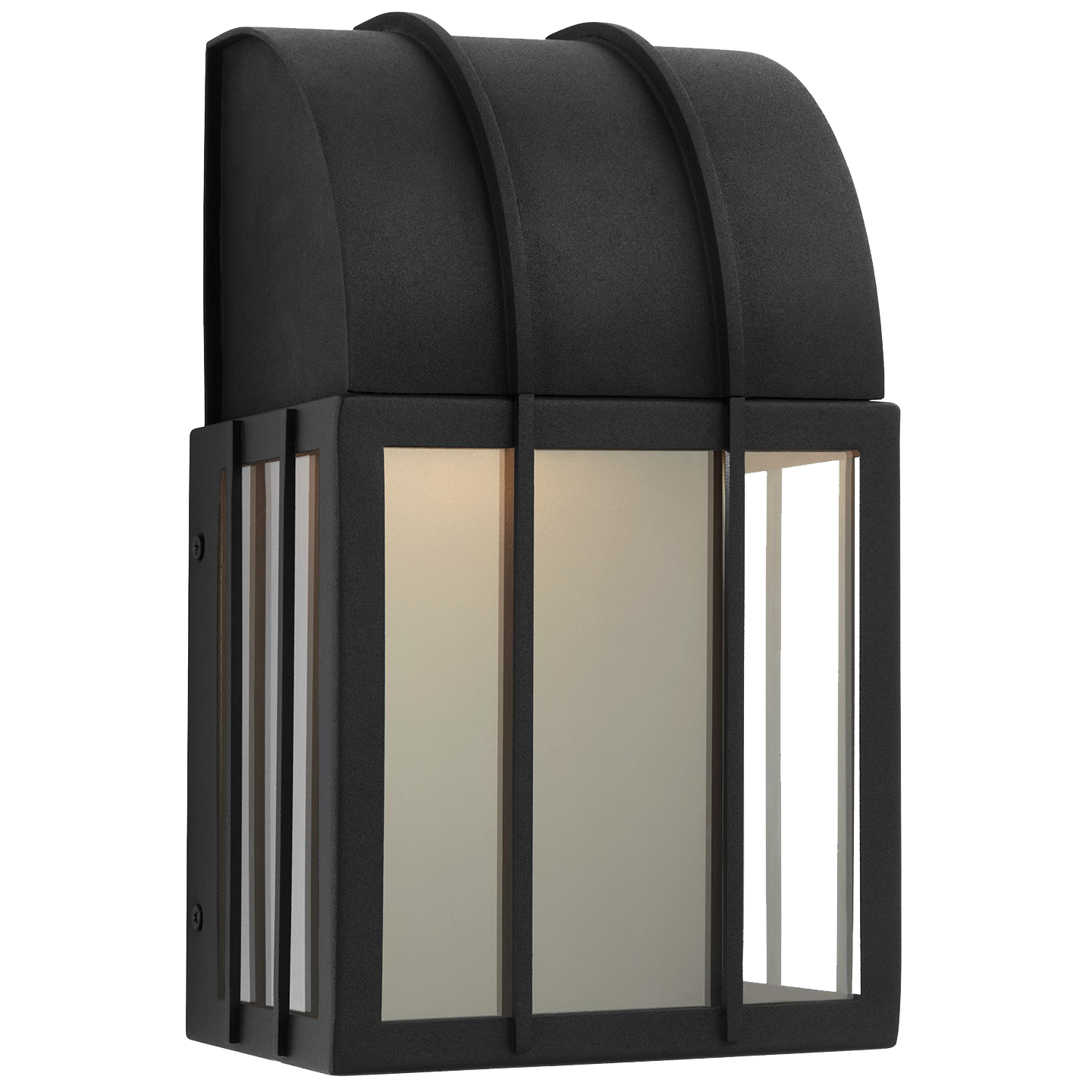 Veronica Extra Small Wall Lantern Textured Black Bulbs Inc