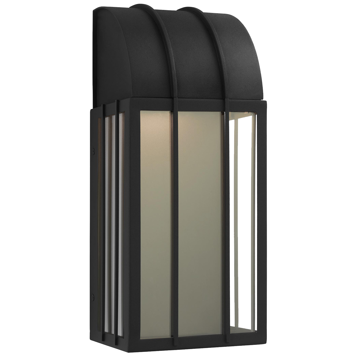Veronica Small Wall Lantern Textured Black Bulbs Inc