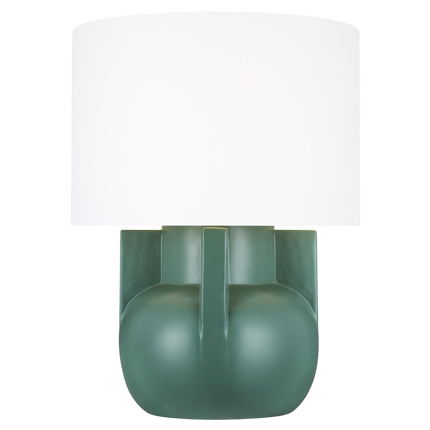William Wide Table Lamp Matte Green Bulbs Inc