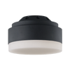 Aspen Light Kit Aspen LED Light Kit in with Frosted Acrylic Shade Midnight Black Bulbs Inc