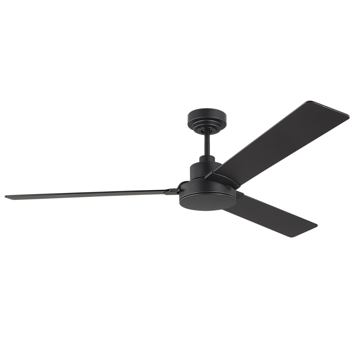 Jovie Outdoor 58 Ceiling Fan in with Blades Midnight Black
