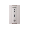 4 - Speed with Dimmer Wall / Hand-Held Battery Operated Transmitter White