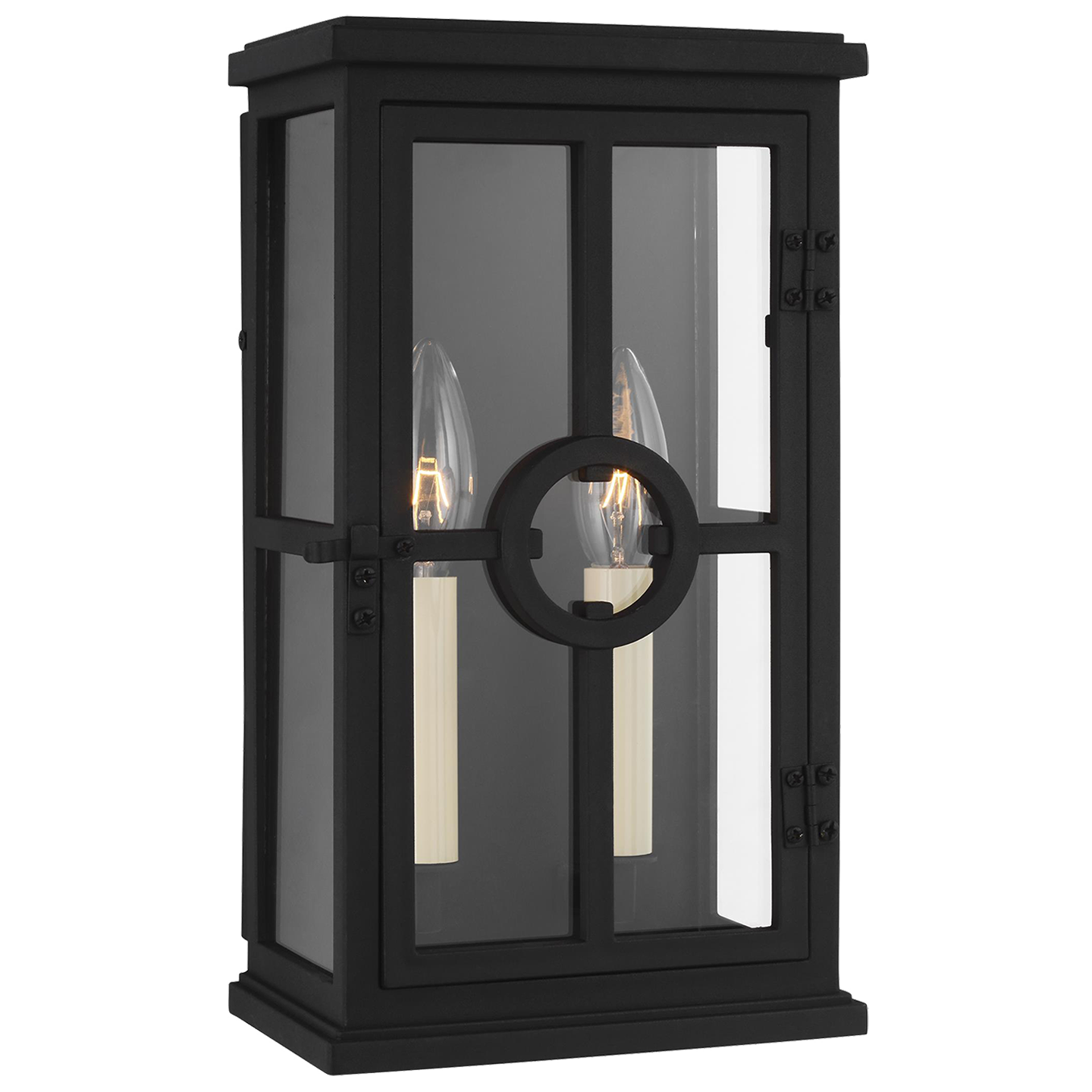 Belleville Small Lantern Textured Black