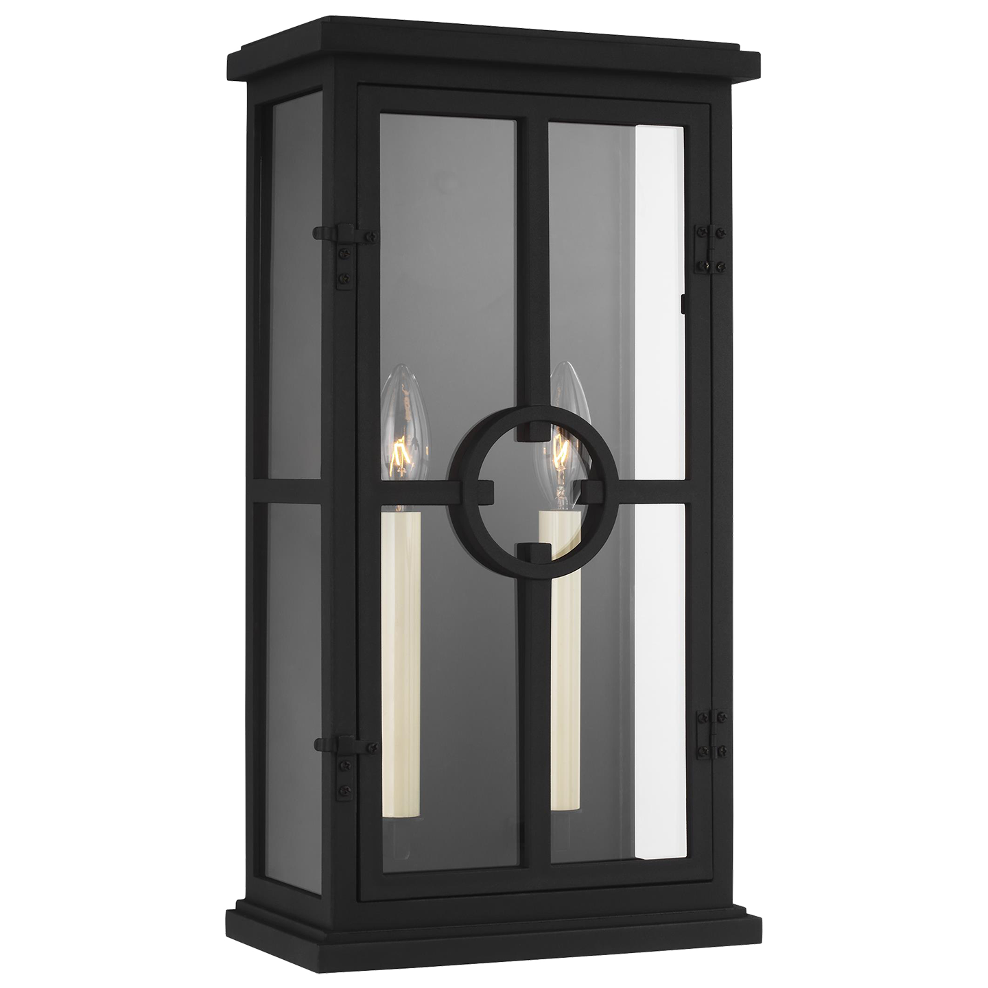 Belleville Medium Lantern Textured Black