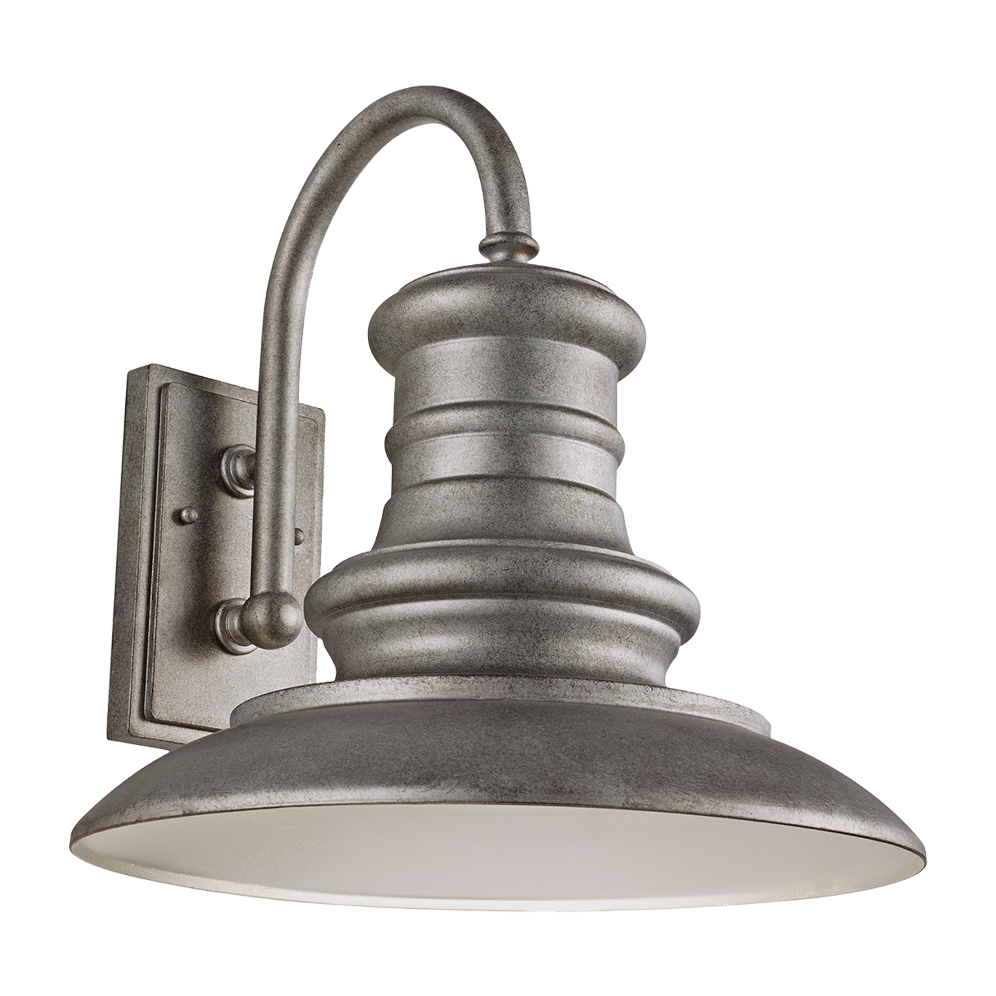 Redding Station Large Lantern Wildlife Friendly Tarnished Silver Bulbs Inc