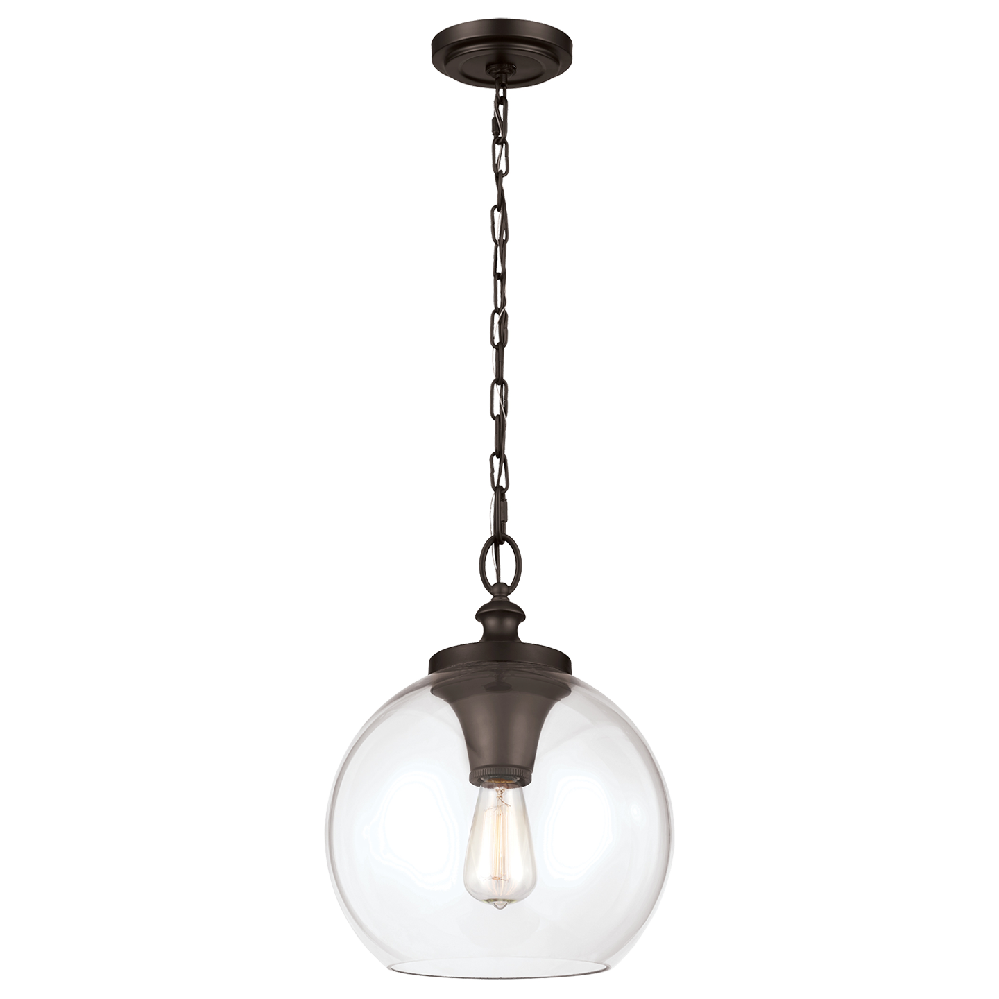 Tabby Clear Glass Pendant P1307 Visual Comfort