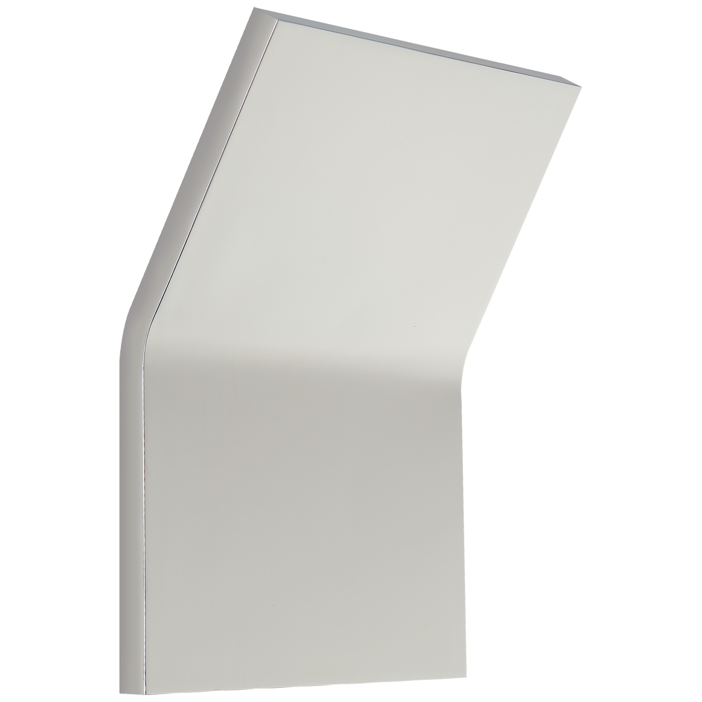 Bend Large Square Light in Polished Nickel