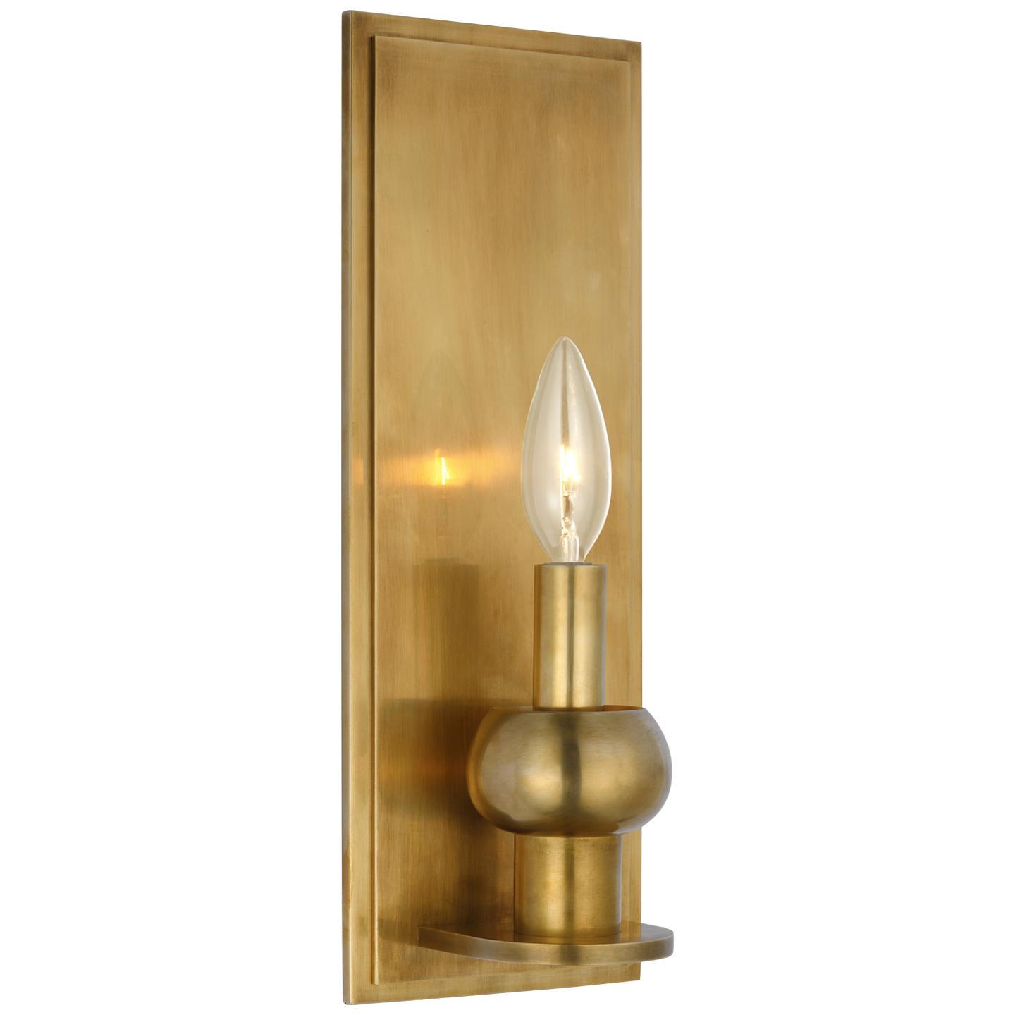 Comtesse Medium Sconce in Hand-Rubbed Antique Brass