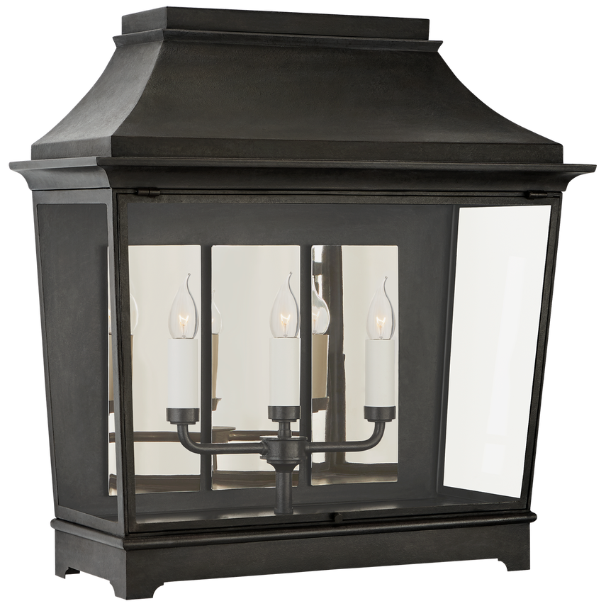 Rosedale Classic Wide 3/4 Wall Lantern EURC2033 Visual Comfort