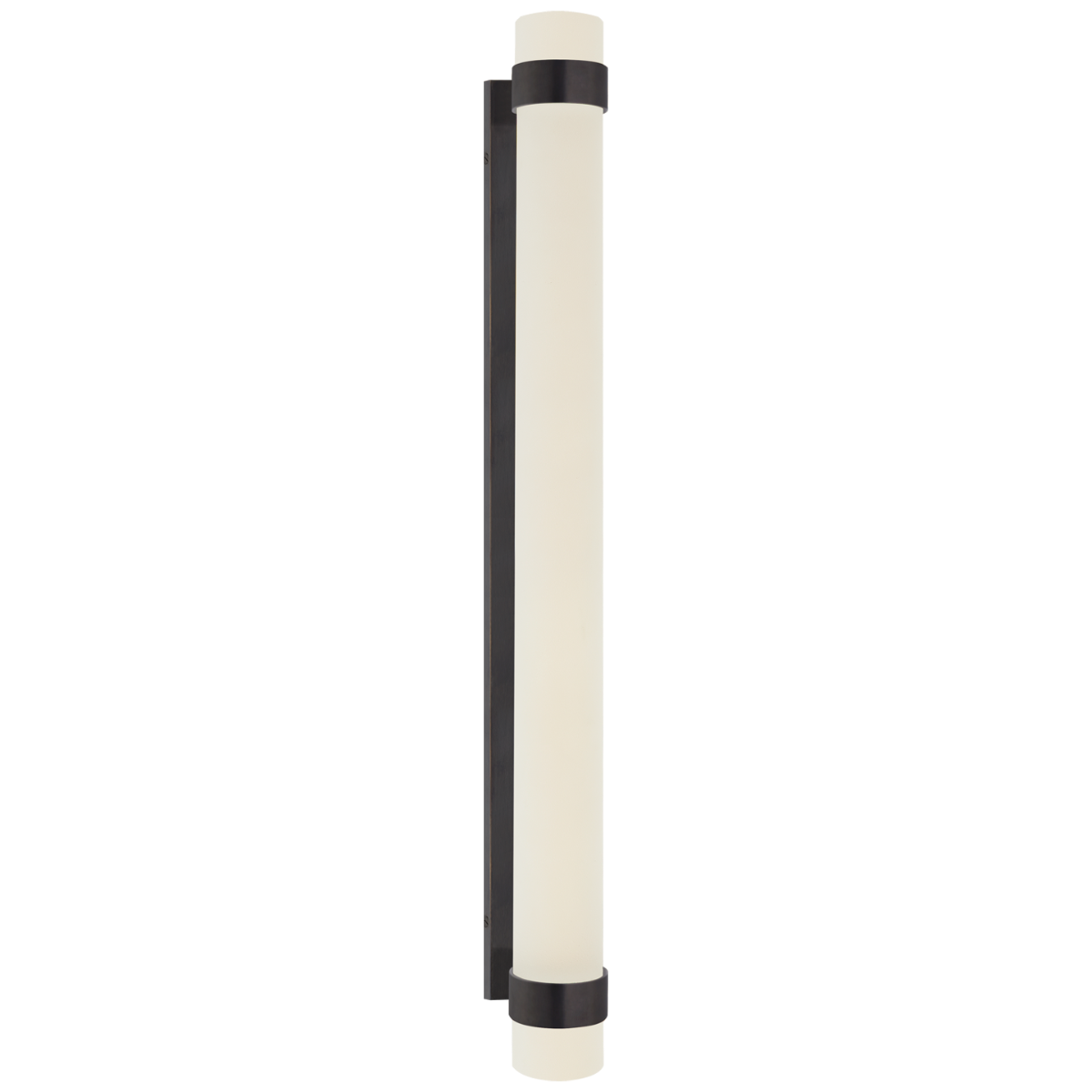 Barton Grande Bath Sconce in Bronze with Etched Crystal