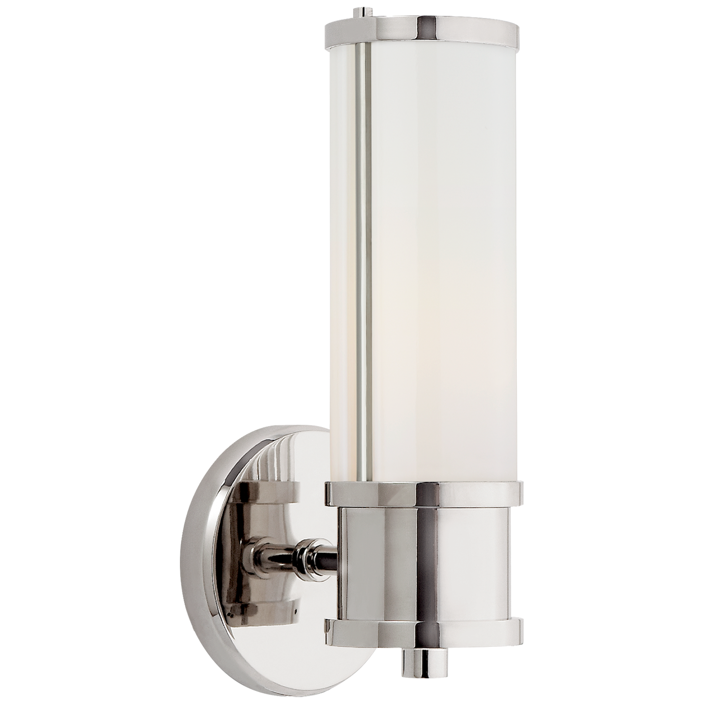 Lichfield Single Sconce in Polished Nickel