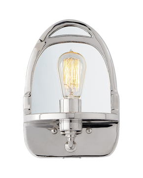 Westbury Mirrored Sconce in Polished Nickel