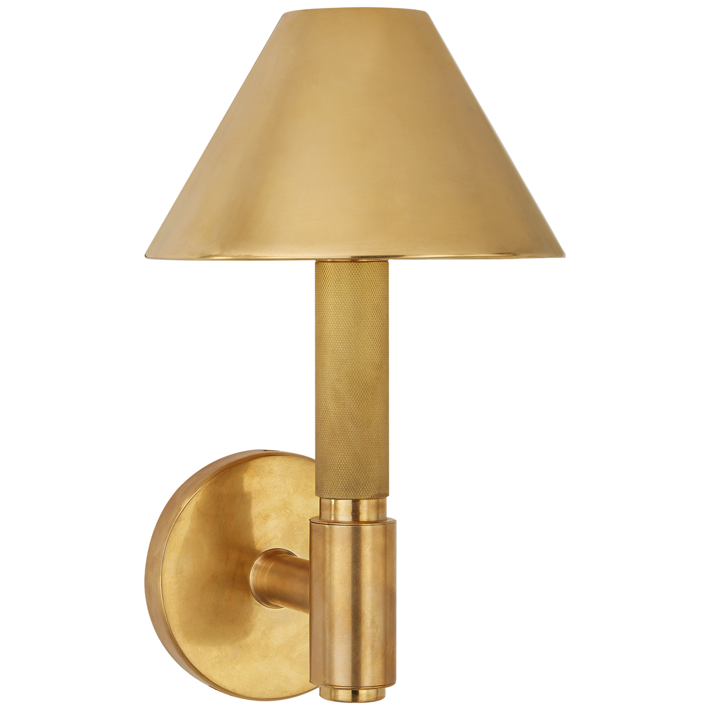 Barrett Small Single Knurled Sconce RL2220 Visual Comfort
