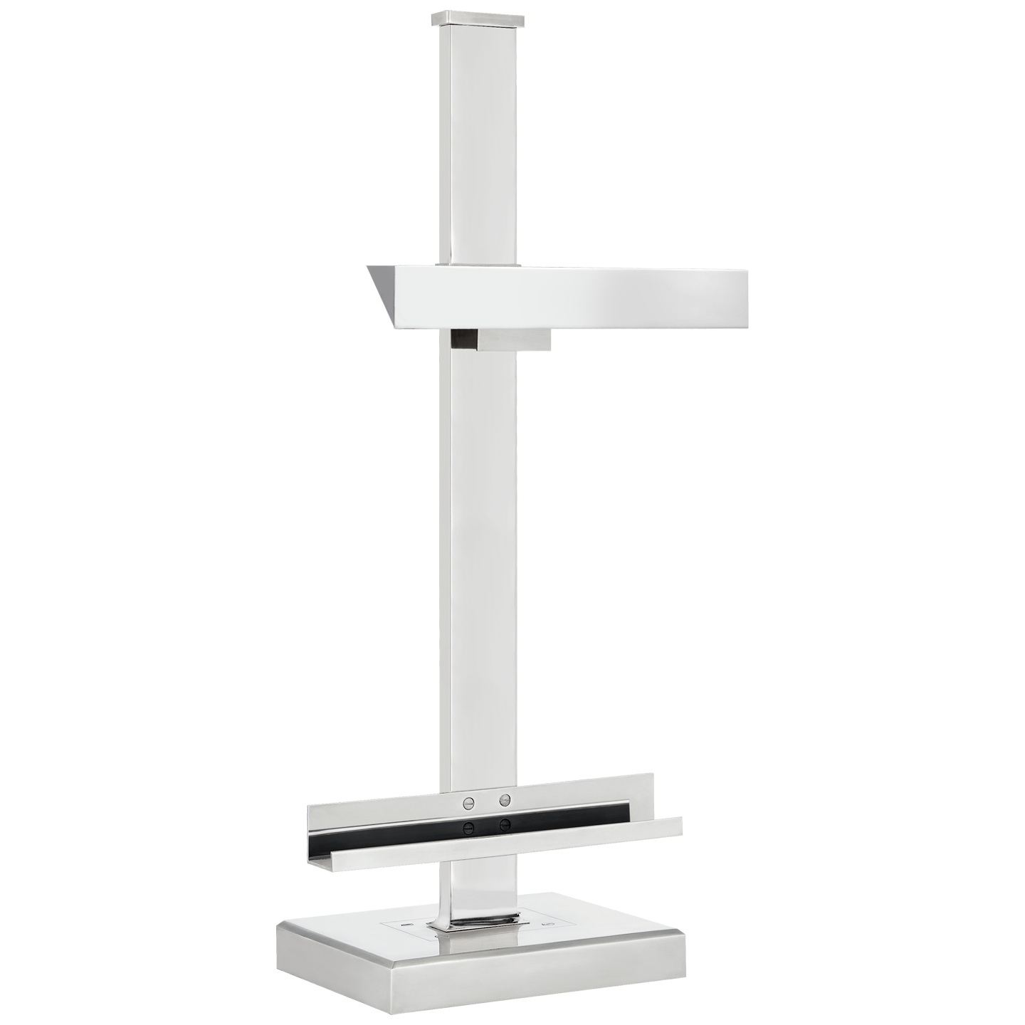 Langham Table Lamp in Polished Nickel