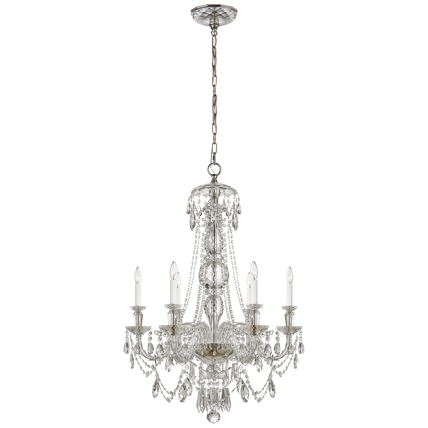 Daniela Medium One-Tier Chandelier in Crystal