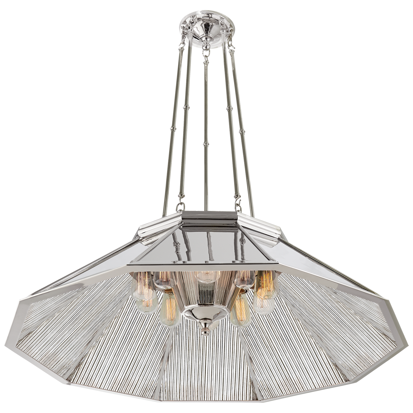 Rivington Large Ten-Paneled Chandelier