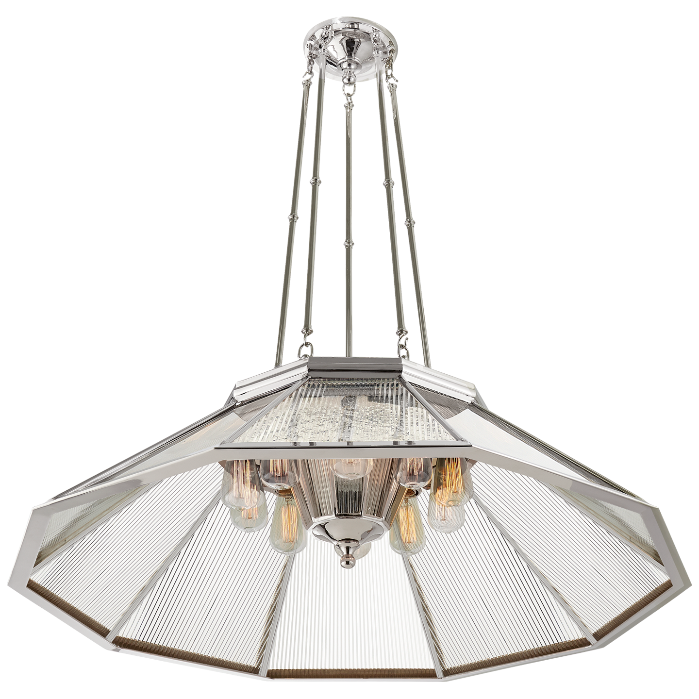 Rivington Large Ten-Paneled Chandelier