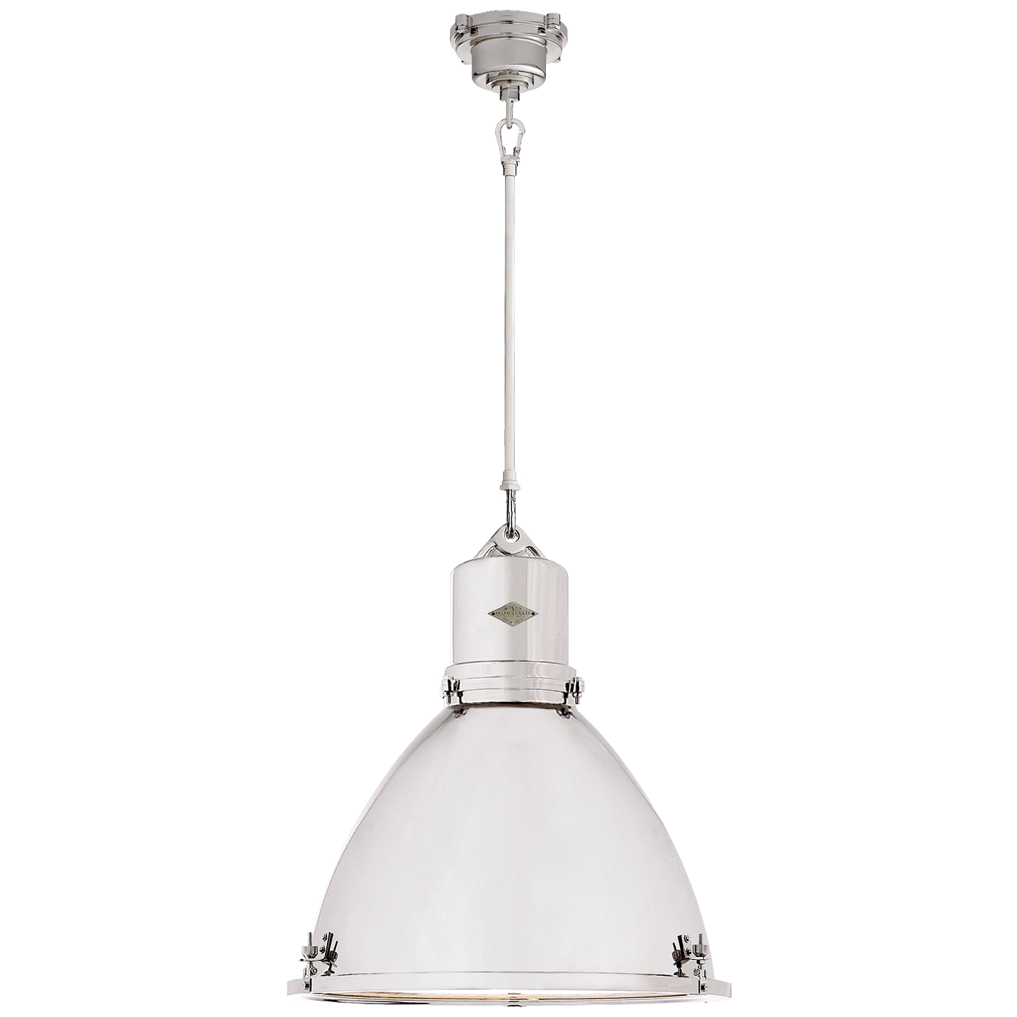 Fulton Large Pendant in Polished Nickel