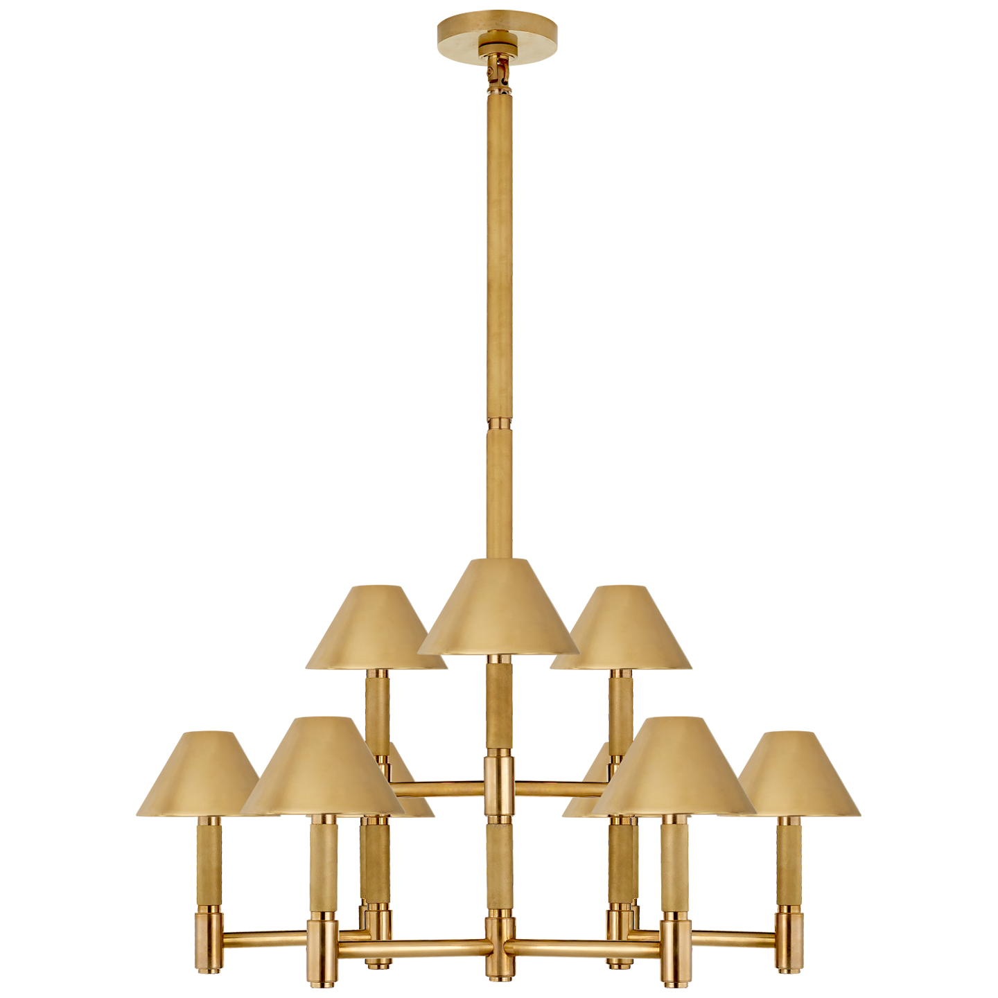 Barrett Medium Knurled Chandelier