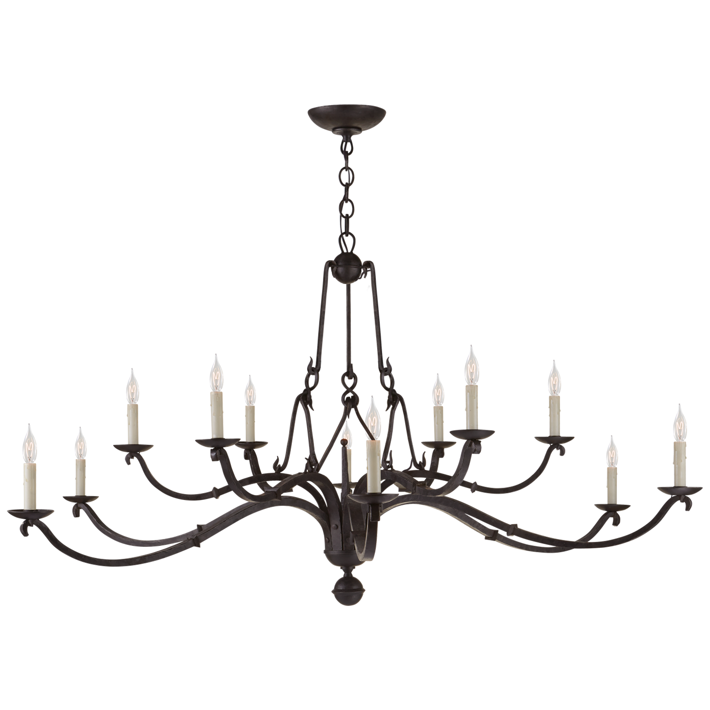 Allegra Large Two-Tiered Chandelier
