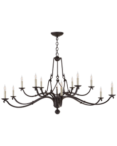 Allegra Large Two-Tiered Chandelier
