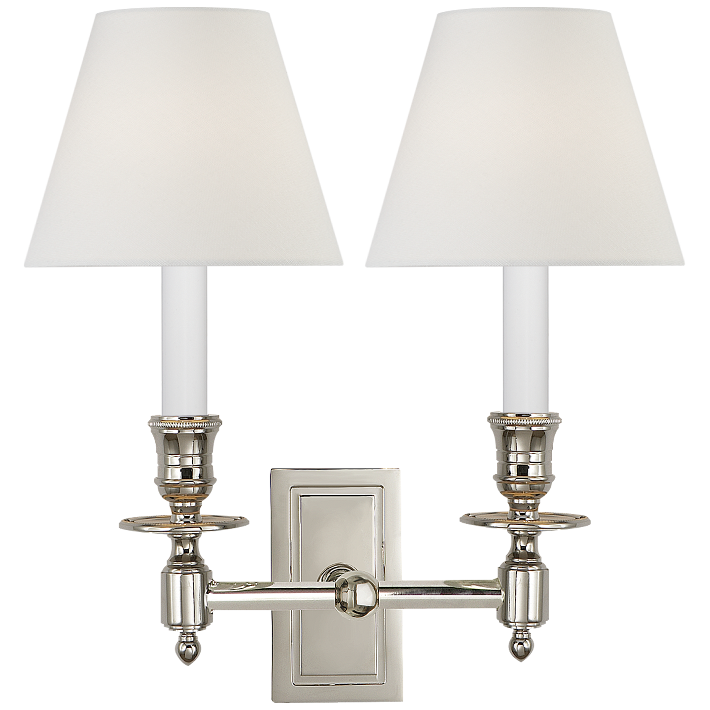 French Double Library Sconce S2212 Visual Comfort