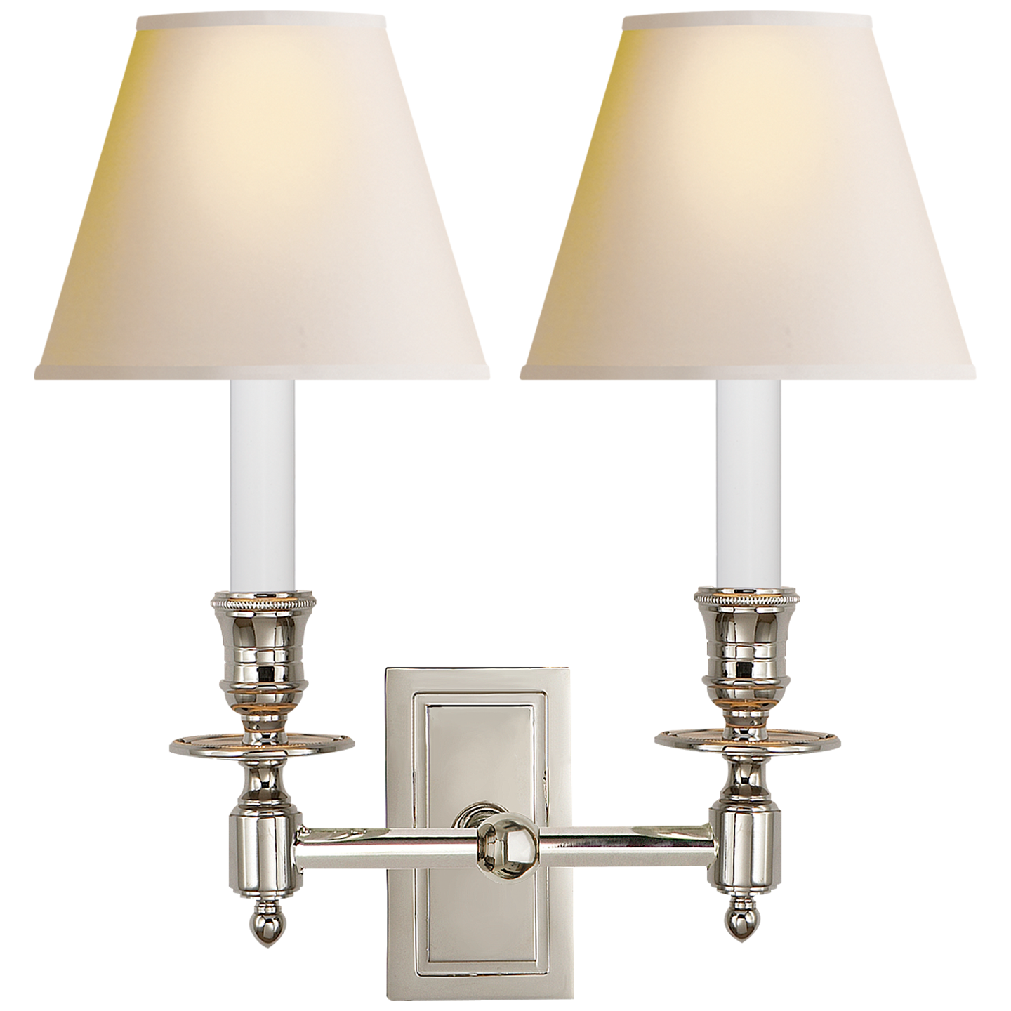 French Double Library Sconce - S2212 | Visual Comfort