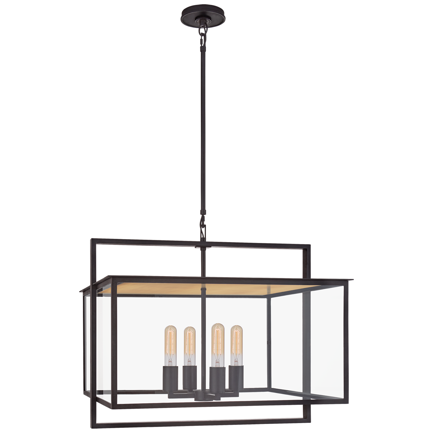 Halle Wide Hanging Lantern - S5797 | Visual Comfort