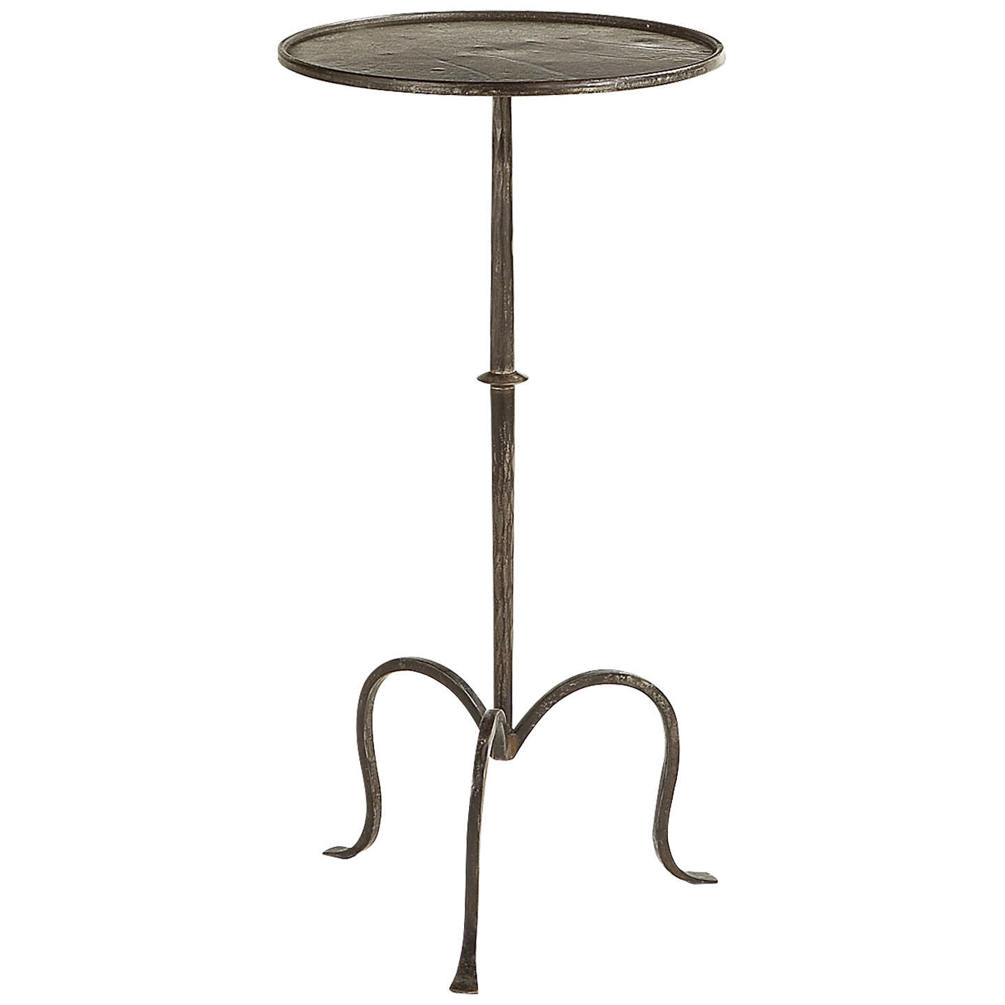 Hand-Forged Martini Table in Aged Iron