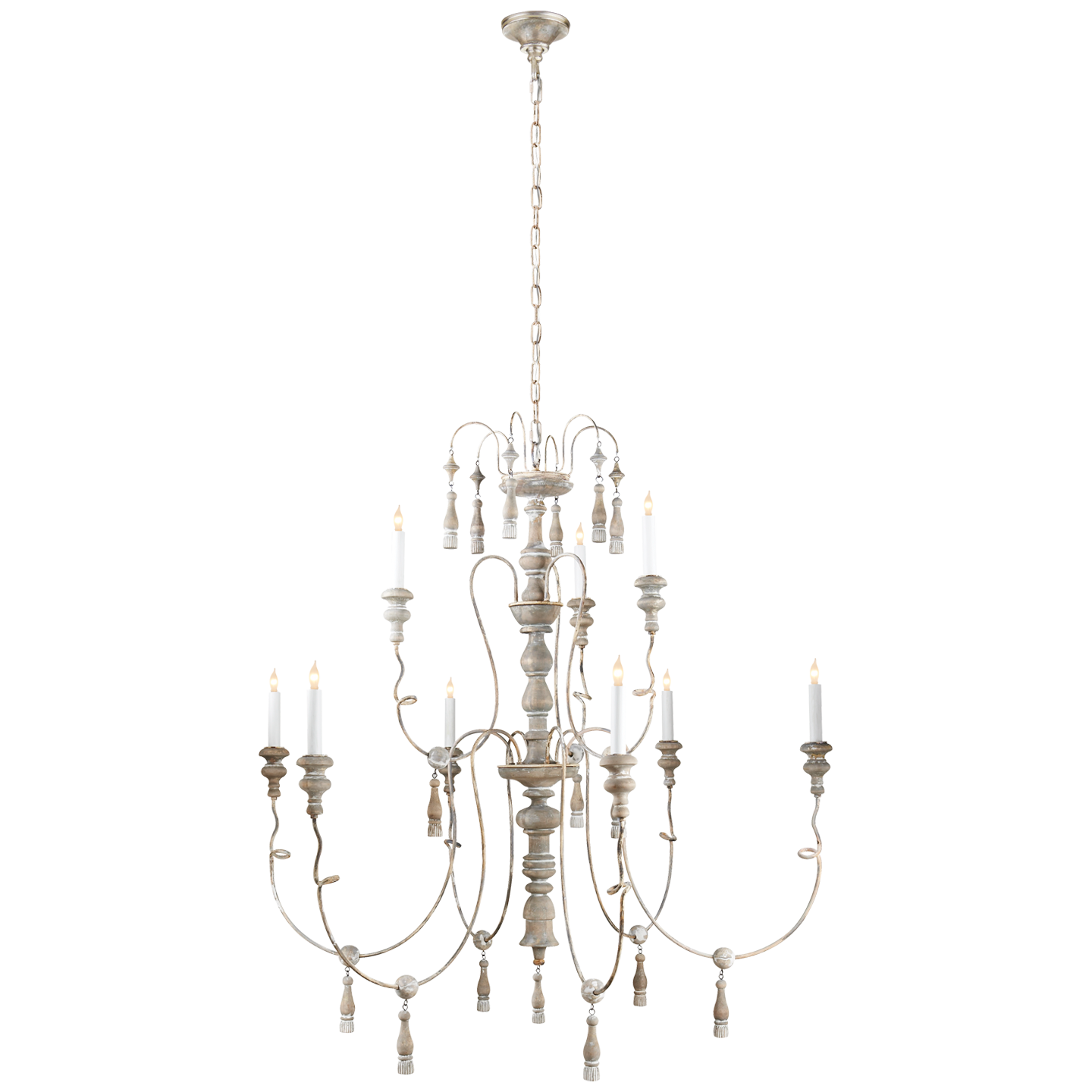 Michele Chandelier in Belgian White