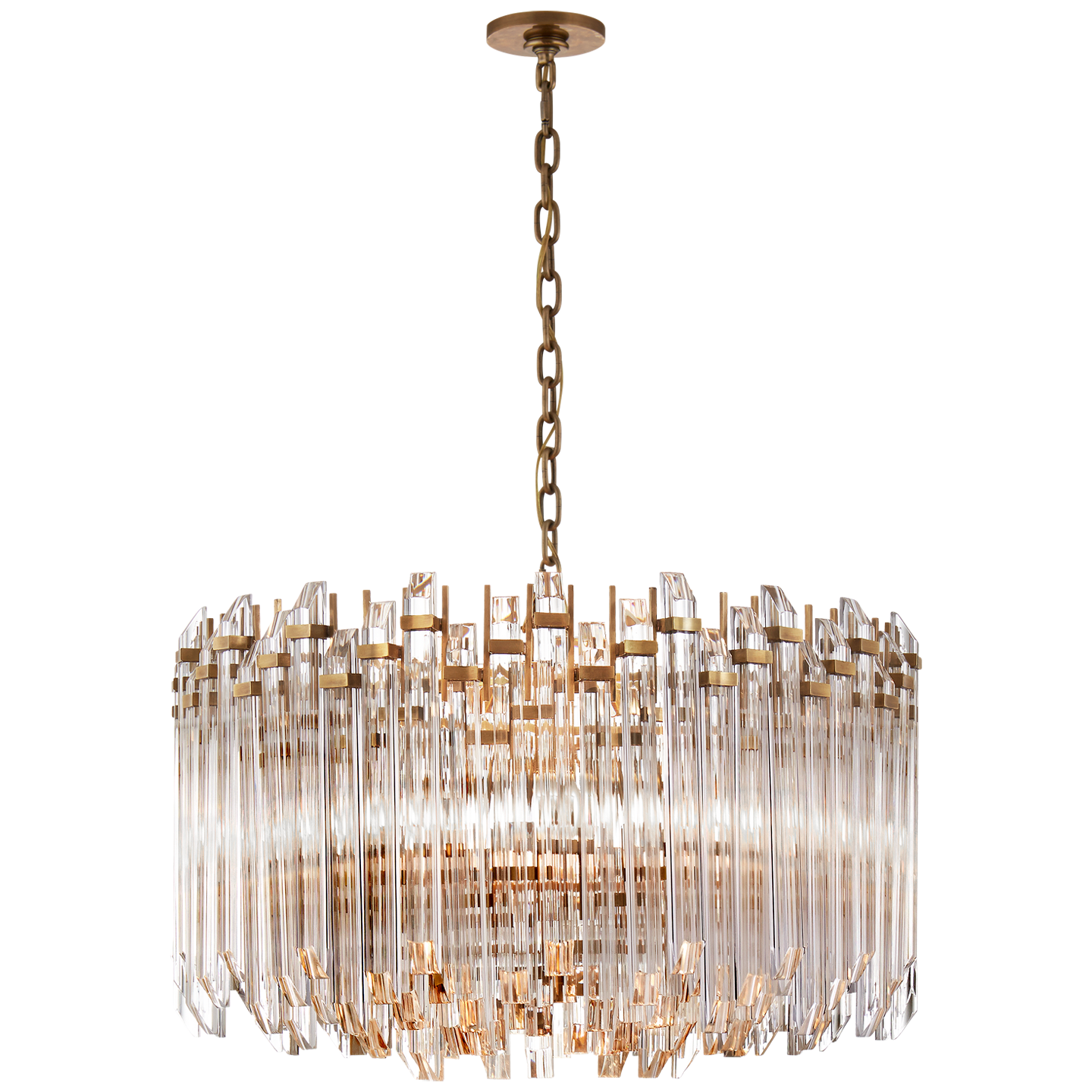 Adele Large Wide Drum Chandelier