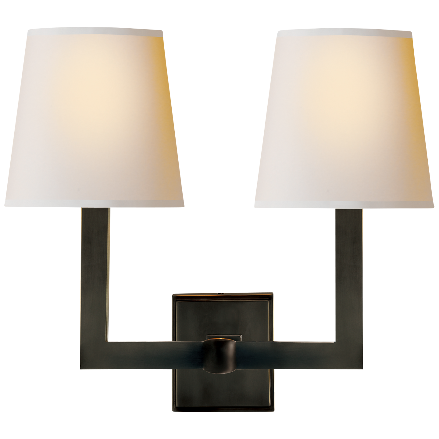 Square Tube Double Sconce (Open Box)